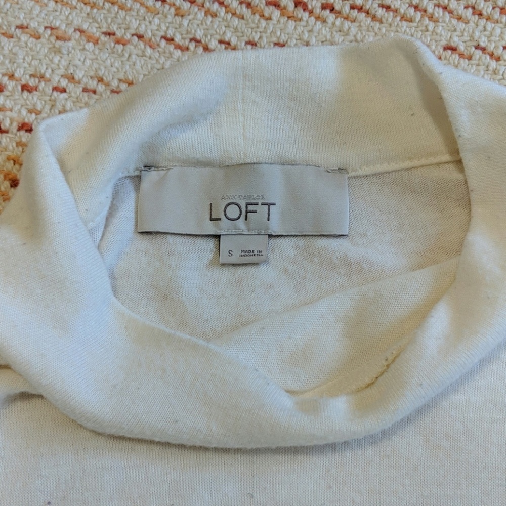 3/$25 LOFT boxy mock neck tee - Picture 2 of 5